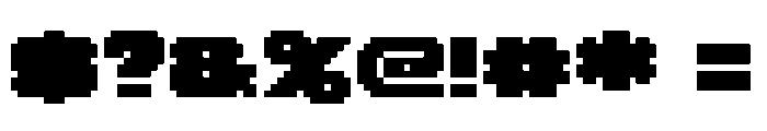 BigFatBlack Font OTHER CHARS