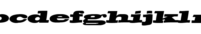 BigSwingingSlabS-Italic Font LOWERCASE