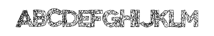 BigTangle Font UPPERCASE