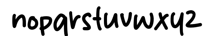 Bigantha Font LOWERCASE