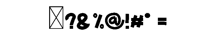 Bigday Font OTHER CHARS