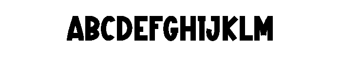 Bigday Font UPPERCASE