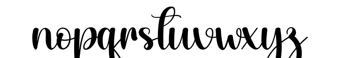 Bigdey Font LOWERCASE