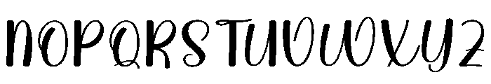 Bigfamily Font UPPERCASE