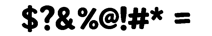 Bigfooz Personal Use Only Reg Font OTHER CHARS