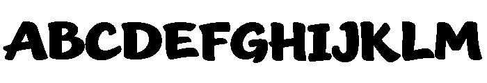 Bigfooz Personal Use Only Reg Font UPPERCASE