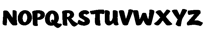 Bigfooz Personal Use Only Reg Font UPPERCASE