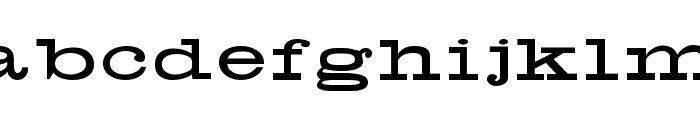 Biggen Font LOWERCASE