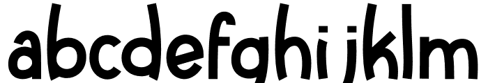 Biggest Things Font LOWERCASE