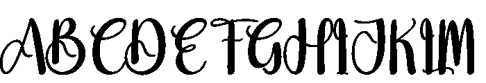 Bighter Font UPPERCASE