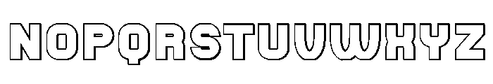 Bigliana 3D Font UPPERCASE