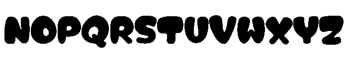 Bigover Font LOWERCASE