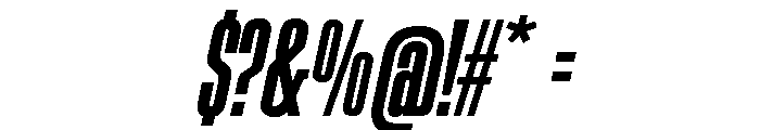Bigplace Caps XBd XCn Obl Font OTHER CHARS