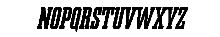 Bigplace Caps XBd XCn Obl Font LOWERCASE