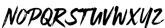 Bigruns Personal Use Only Reg Font LOWERCASE