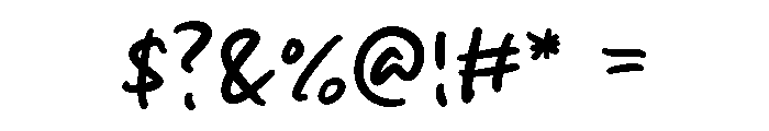 Bigstart Font OTHER CHARS