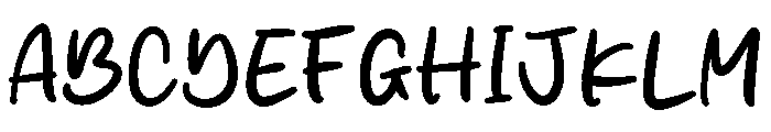 Bigstart Font UPPERCASE