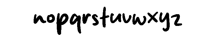Bigstart Font LOWERCASE