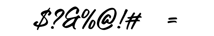 Bigtimes Font OTHER CHARS