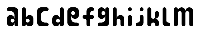 Bikang Struck Regular Font LOWERCASE