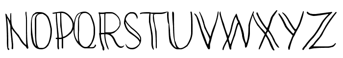Bikinny Font LOWERCASE