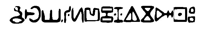 Bill_s_Cipher Font UPPERCASE
