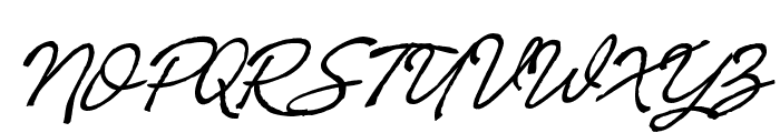 Billenia-Standard Font UPPERCASE