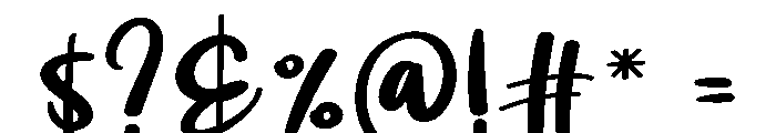 Billiard1 Font OTHER CHARS