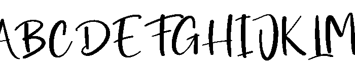 Billiard1 Font UPPERCASE