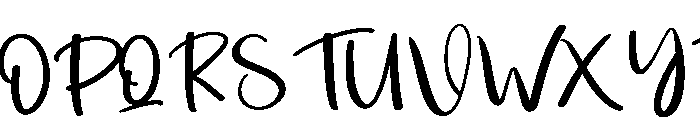 Billiard1 Font UPPERCASE