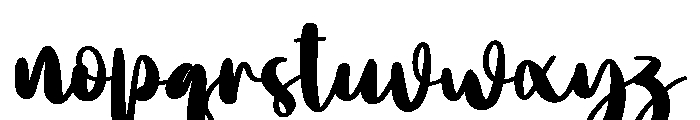 Billiard1 Font LOWERCASE