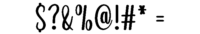 Billiard2 Font OTHER CHARS