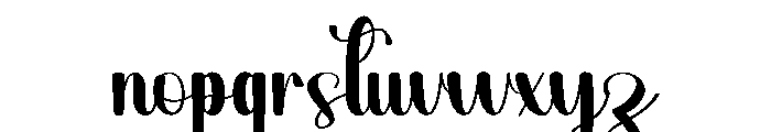 Billiard2 Font LOWERCASE