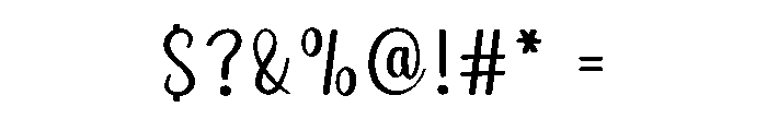 Billion Dreams Font OTHER CHARS