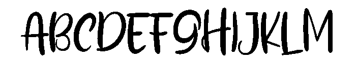Billiona Gillardine Font UPPERCASE