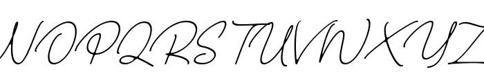 Billstone Signature Personal Use Only Font UPPERCASE