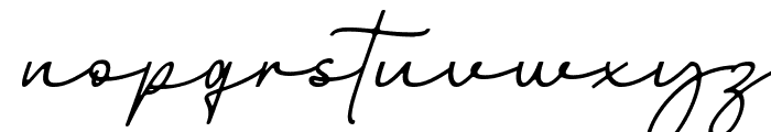 Billstone Signature Personal Use Only Font LOWERCASE