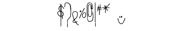 BillyBop_MinusKuli Font OTHER CHARS