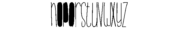 BillyBop_MinusKuli Font UPPERCASE