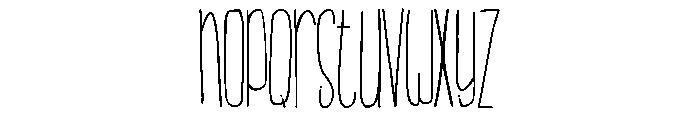 BillyBop_MinusKuli Font LOWERCASE