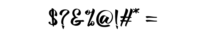 BillyTheGang Font OTHER CHARS