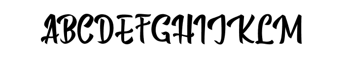 BillyTheGang Font UPPERCASE