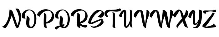 BillyTheGang Font UPPERCASE