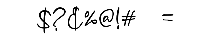 Bilya Signature Font OTHER CHARS
