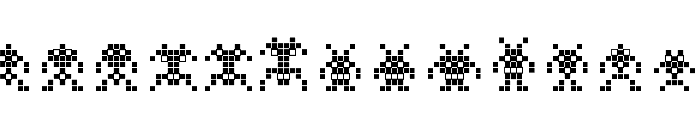 Binary SoldiersII Font LOWERCASE