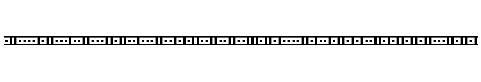 Binary X 01s BRK Font LOWERCASE