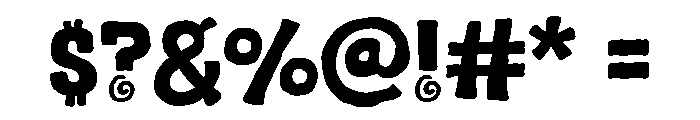 Bing Boss Font OTHER CHARS
