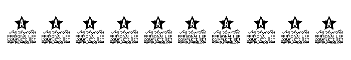 BinkiePinkiePersonalUse-BdIt Font OTHER CHARS