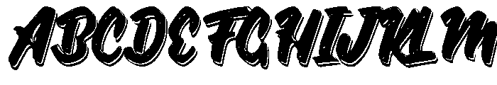 BinkiePinkiePersonalUse-BdIt Font UPPERCASE