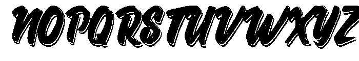 BinkiePinkiePersonalUse-BdIt Font UPPERCASE